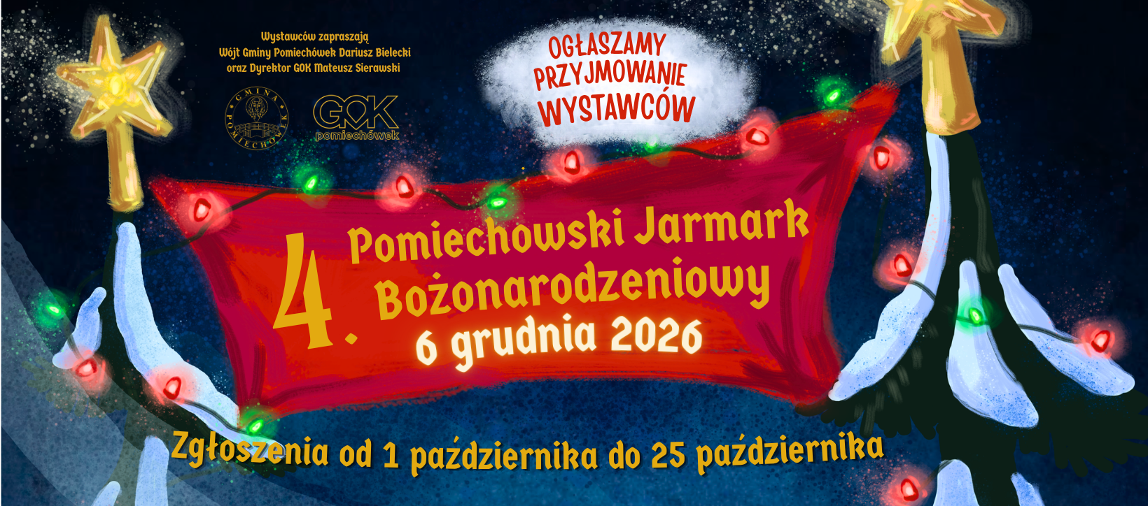 Jarmark w GOK Pomiechówek – zapisy dla wystawców. Przejdź do strony jarmarku